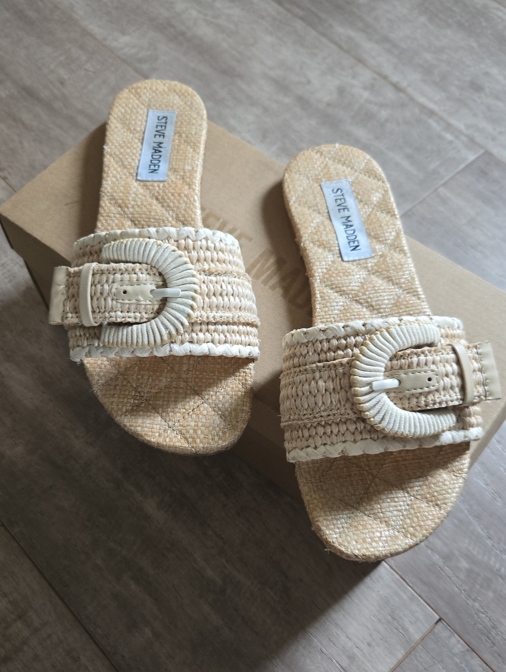 Steve Madden Merla Raffia Sandal